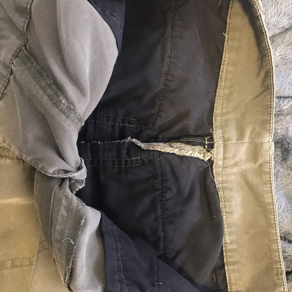 ANN TAYLOR Flare Green Pants - Picture 7 of 7